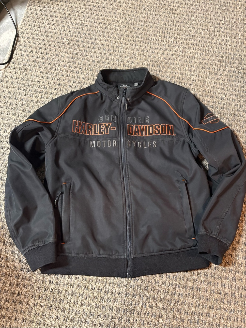 Harley-Davidson Black soft shell jacket